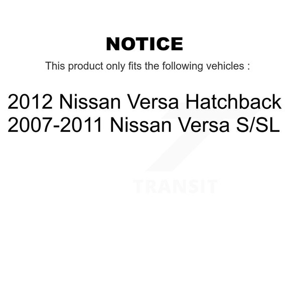 Front Right Suspension Strut For Nissan Versa